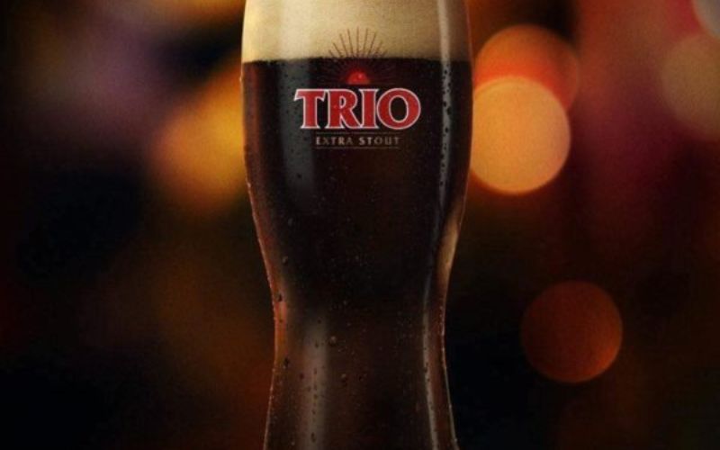 Hương vị của bia Trio Extra Stout