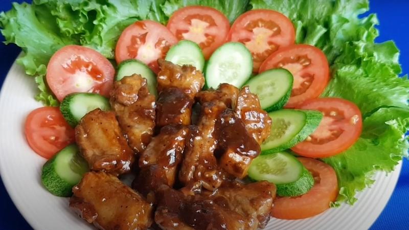 How to make sweet and sour rim tamarind ribs, delicious and round