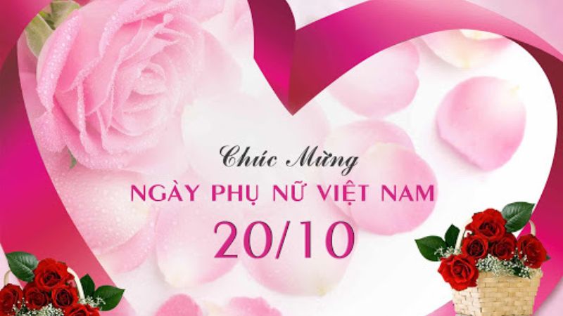 Thiệp chúc mừng ngày Phụ nữ Việt Nam 20/10