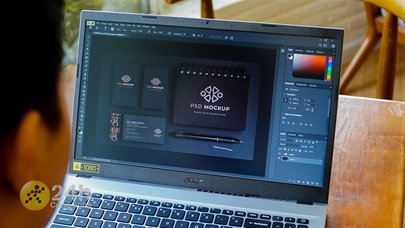 Nếu như dùng Acer Aspire 3 với tác vụ nặng trong thời gian dài thì máy có nóng lên nhanh.