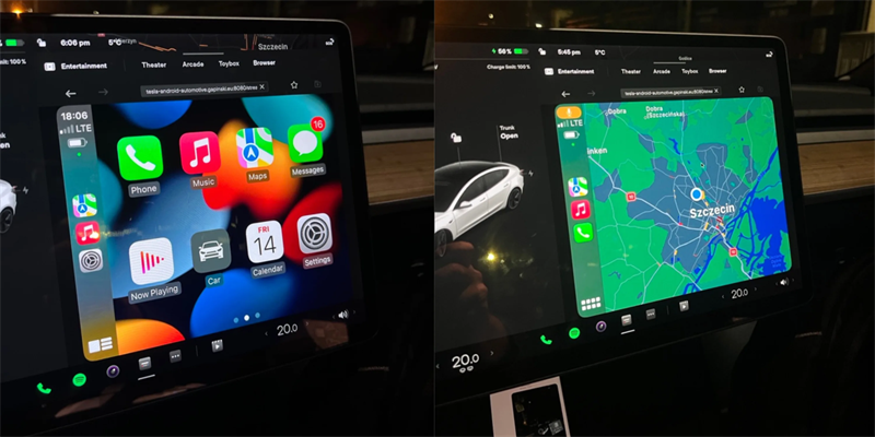 Apple CarPlay trên xe Tesla 9to5Mac Apple CarPlay trên xe Tesla 9to5Mac