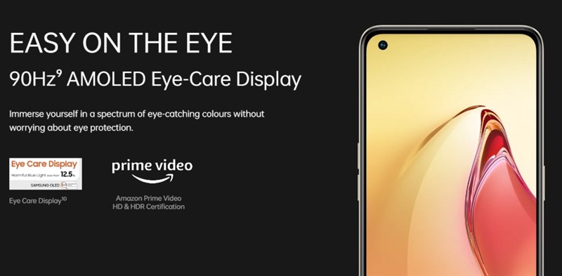 Cả OPPO F21s Pro và F21s Pro 5G đều dùng màn hình đục lỗ