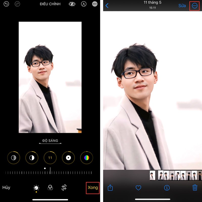 Cách sao chép chỉnh sửa ảnh trên iOS 16
