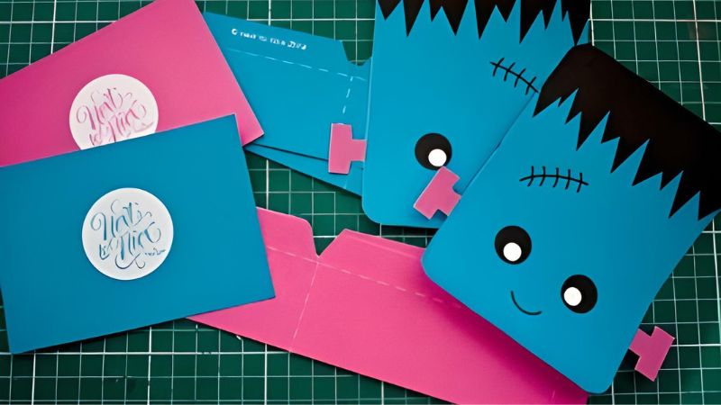 3 ways to make a simple and lovely paper Halloween gift box