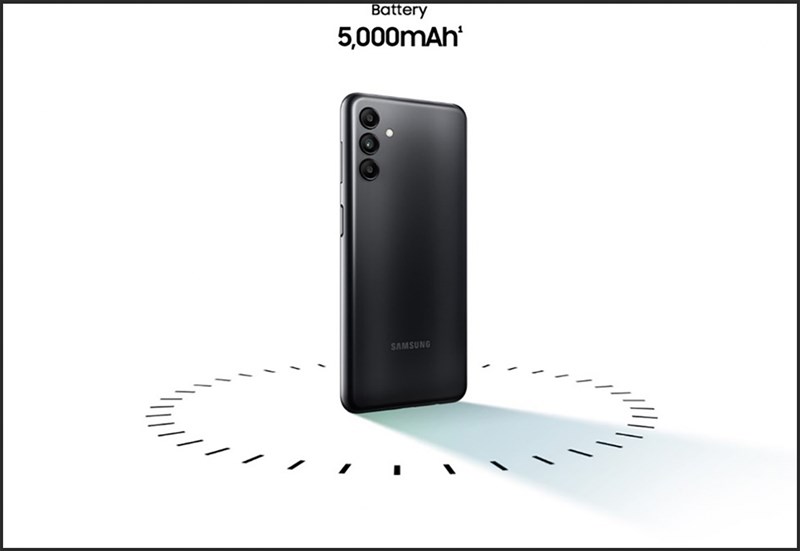 Galaxy A04s sở hữu dung lượng pin lớn Galaxy A04s sở hữu dung lượng pin lớn