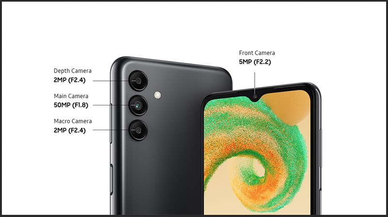 Cấu hình camera của Galaxy A04s Cấu hình camera của Galaxy A04s