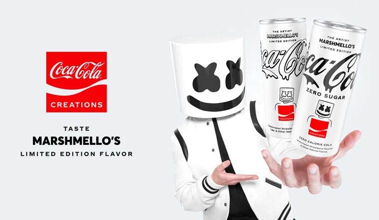 Coca-cola Marshmello phiên bản giới hạn vị dưa hấu và dâu tây