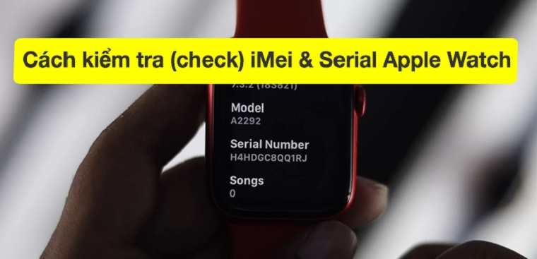 Cách kiểm tra (check) iMei, Serial Apple Watch đơn giản chính xác nhất