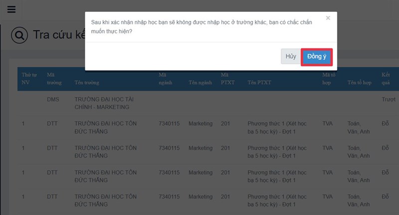 Hướng dẫn thí sinh cách xác nhận nhập học trực tuyến trên hệ thống của Bộ Giáo dục Hướng dẫn thí sinh cách xác nhận nhập học trực tuyến trên hệ thống của Bộ Giáo dục