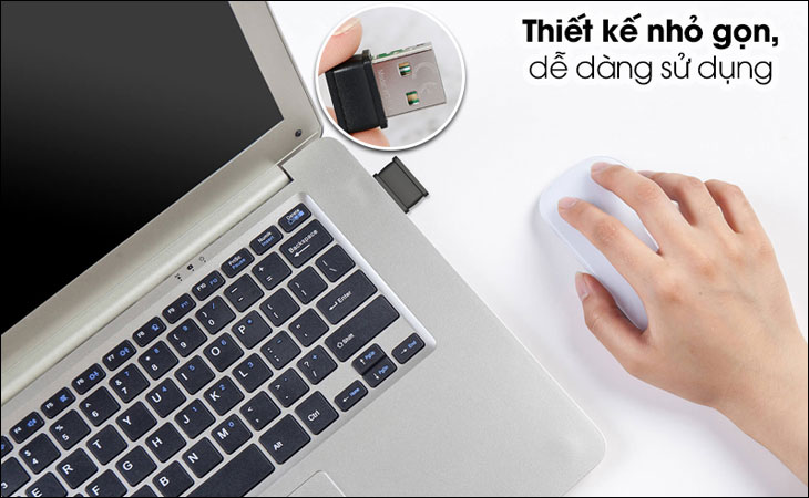 USB Wifi nhỏ gọn giúp tăng tính thẩm mỹ cho thiết bị