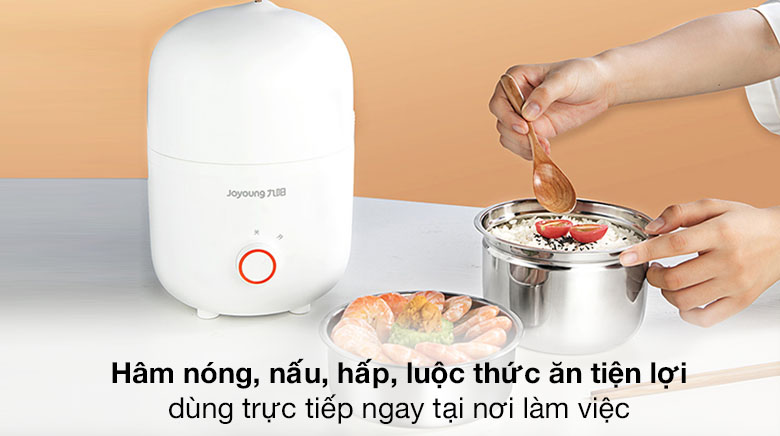 Hộp hâm cơm Joyoung giúp hâm nóng thức ăn đa năng, tiện dụng