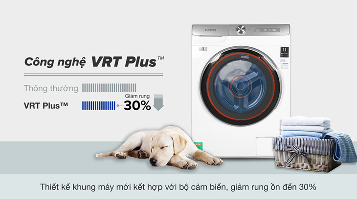 VRT Plus ™ giảm rung ồn đến 30% VRT Plus ™ giảm rung ồn đến 30%