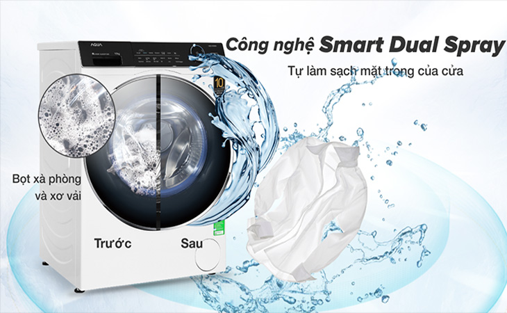 Smart Dual Spray tự làm sạch mặt trong cửa Smart Dual Spray tự làm sạch mặt trong cửa