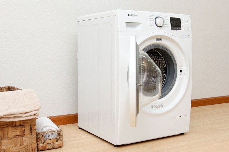 Máy giặt Samsung Inverter 9.5kg WW95T4040CE/SV thiết kế cửa trước tiện lợi, gam màu trắng sang trọng