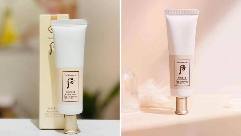 Kem chống nắng The History Of Whoo Gongjinhyang Seol Radiant White Tone Up Sunscreen