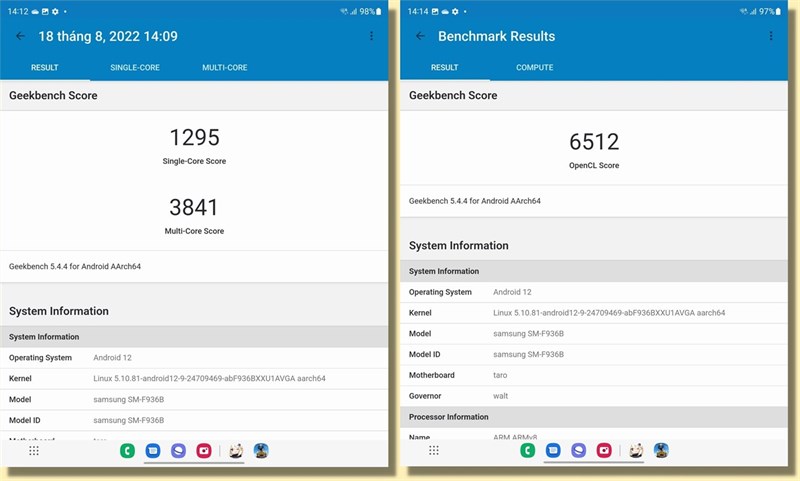 Đánh giá hiệu năng Galaxy Z Fold4