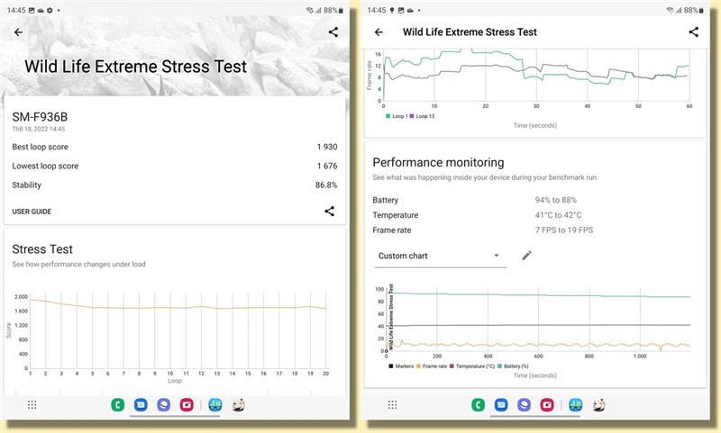 Đánh giá hiệu năng Galaxy Z Fold4