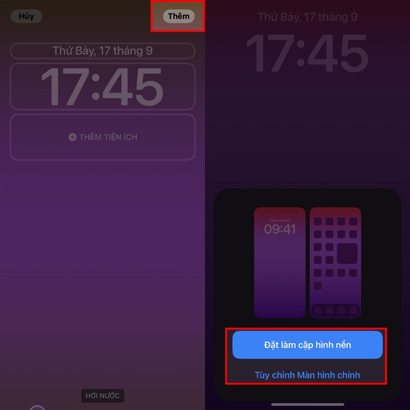 Cách chỉnh màu màn hình khóa trên iOS 16