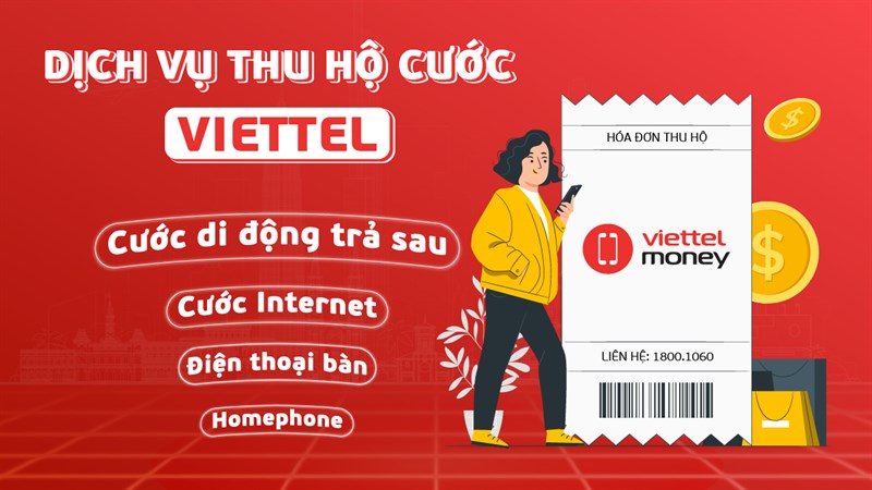 Dịch vụ thu hộ cước di động, internet... Viettel, phục vụ cả ngoài giờ hành chính