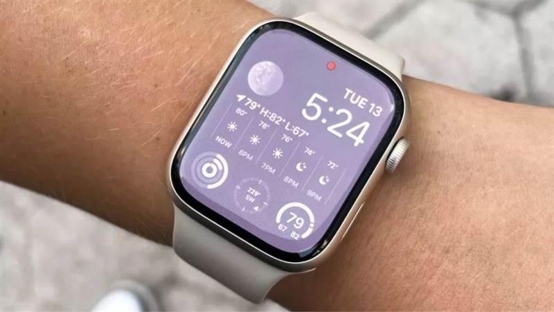 Apple Watch Series 8 năm nay cũng được tối ưu hóa phần viền màn hình để trông mỏng hơn.