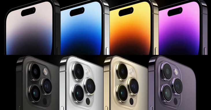 4 phiên bản màu sắc của iPhone 14 Pro