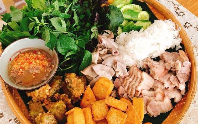 Bún đậu mẹt Tâm Kem