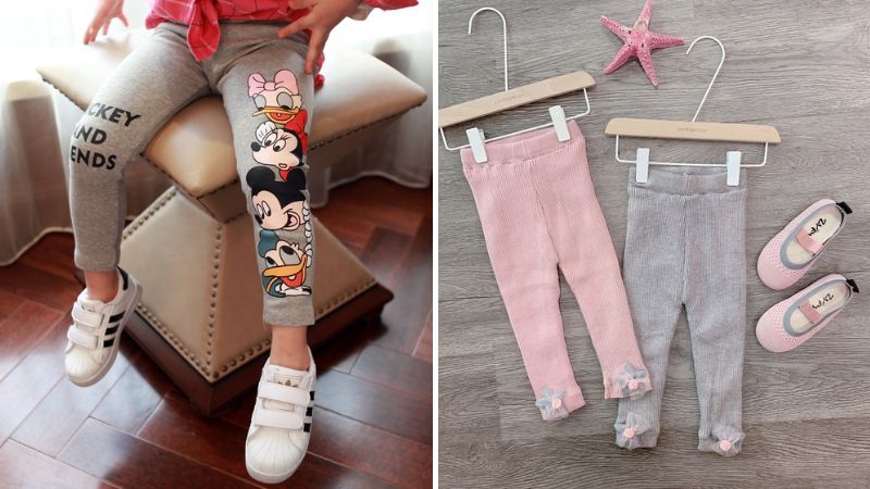 Quần legging cho bé gái