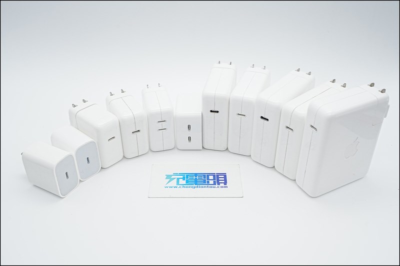 Tất cả các bộ sạc mà trang Chongdiantou đã đưa vào bài thử