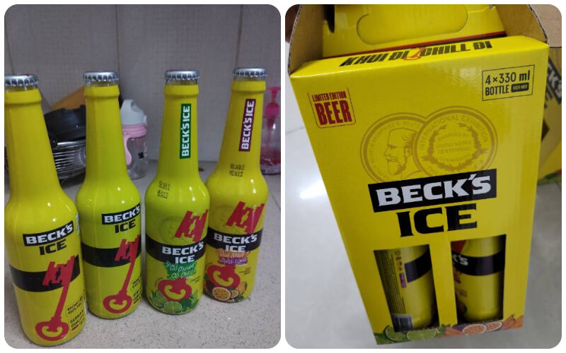 Dòng phiên bản mới của Beck’s Ice được phân phối rộng rãi, dễ tìm mua