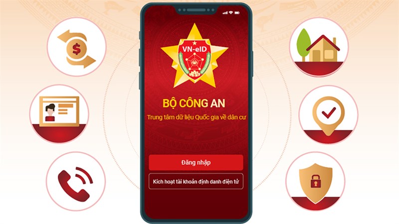 Ứng dụng VNEID của Bộ Công An