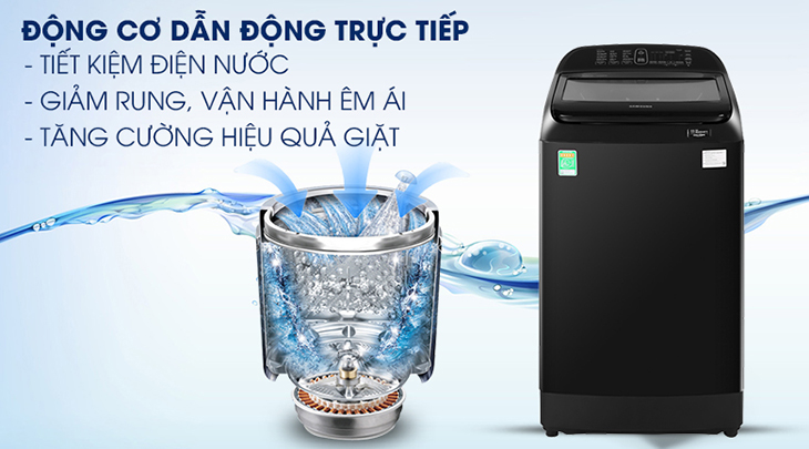 Máy giặt lồng giặt lớn có độ bền cao