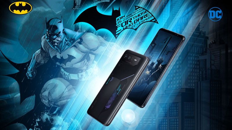 ASUS ROG hợp tác với DC mang Batman lên điện thoại cho anh em game thủ