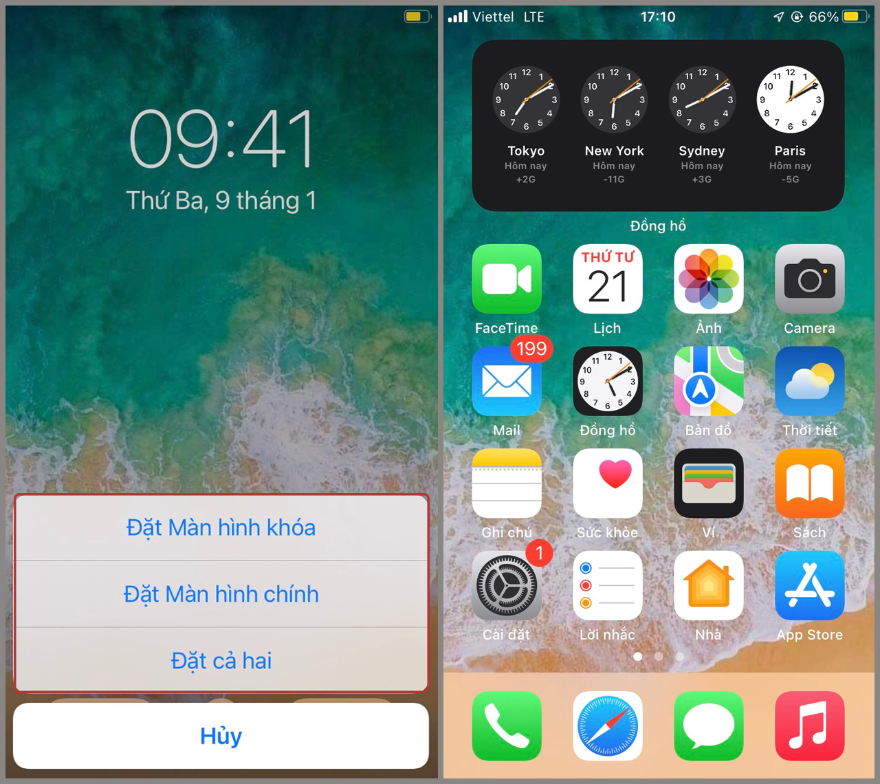 Tải bộ hình nền Wallpapers Stock iOS 10 cho máy Android