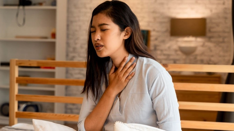 Bệnh bướu cổ có thể gây khó thở cho người bệnh
