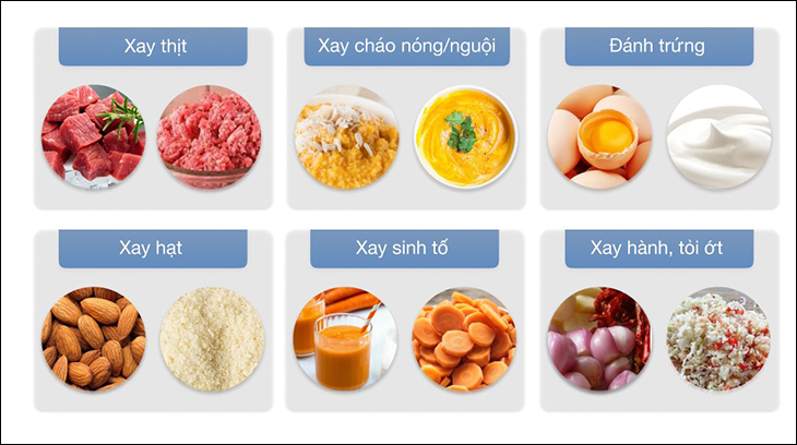 Máy xay cầm tay Bosch xay đa dạng các loại thực phẩm Máy xay cầm tay Bosch xay đa dạng các loại thực phẩm