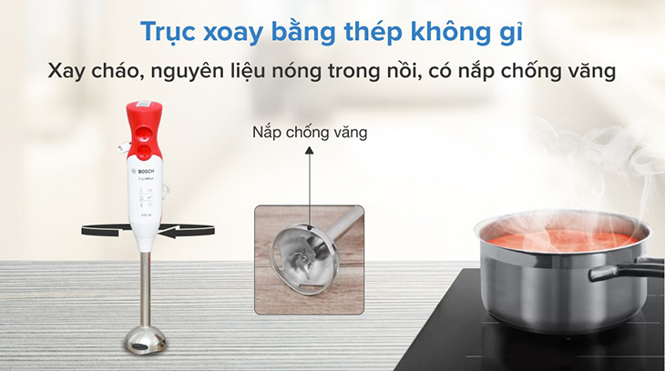 Máy xay cầm tay Bosch trang bị tính năng an toàn và nhiều tiện ích Máy xay cầm tay Bosch trang bị tính năng an toàn và nhiều tiện ích