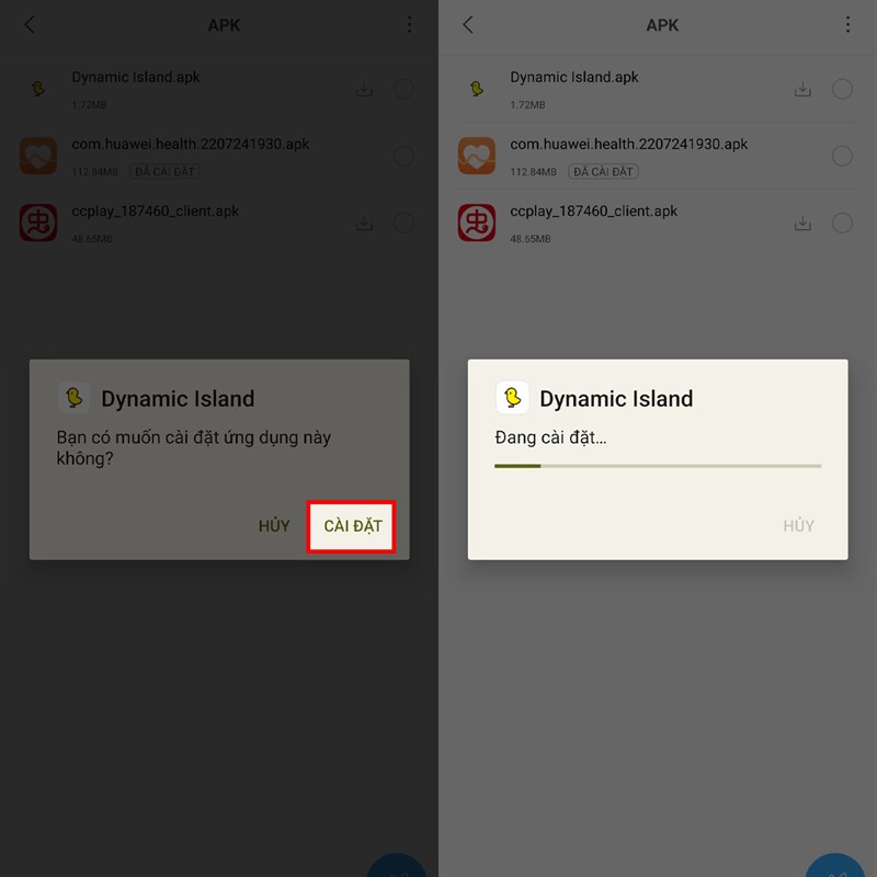 Cách cài Dynamic Island trên Android