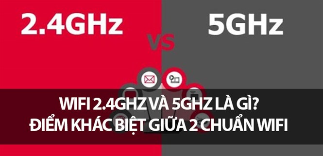 WiFi 2.4GHz và 5GHz là gì? Điểm khác biệt giữa 2 chuẩn WiFi