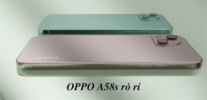 Rò rỉ thông tin về OPPO A58s: Thiết kế mỏng nhẹ, cụm camera được nâng cấp, giá chỉ 5.1 triệu