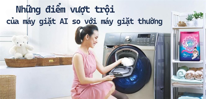 Máy giặt thông minh có khác máy giặt thường không? Có gì vượt trội hơn?