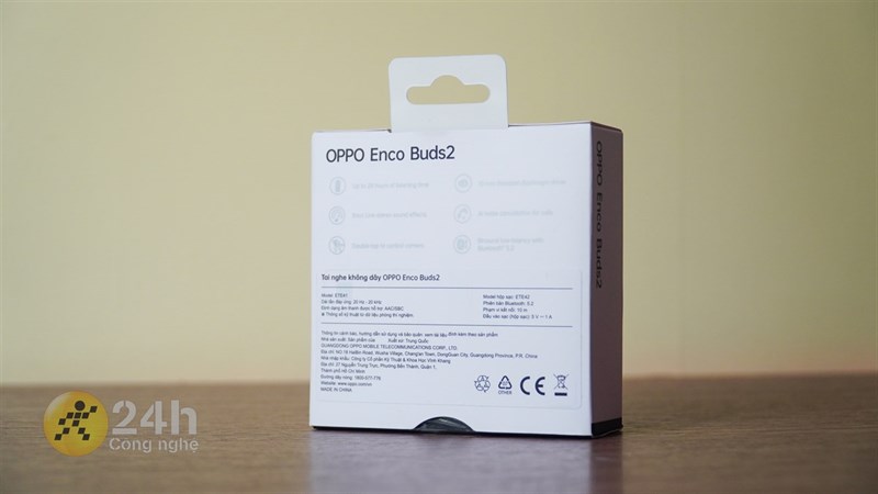 Trên tay OPPO Enco Buds2: Thiết kế nhỏ gọn, âm thanh sống động Trên tay OPPO Enco Buds2: Thiết kế nhỏ gọn, âm thanh sống động