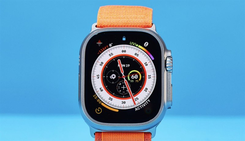Hình ảnh Apple Watch Ultra với thiết kế bên ngoài 
