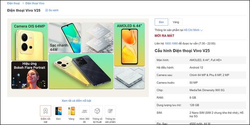 Vivo V25 Series cập nhật trạng thái sắp về hàng tại TGDĐ Vivo V25 Series cập nhật trạng thái sắp về hàng tại TGDĐ