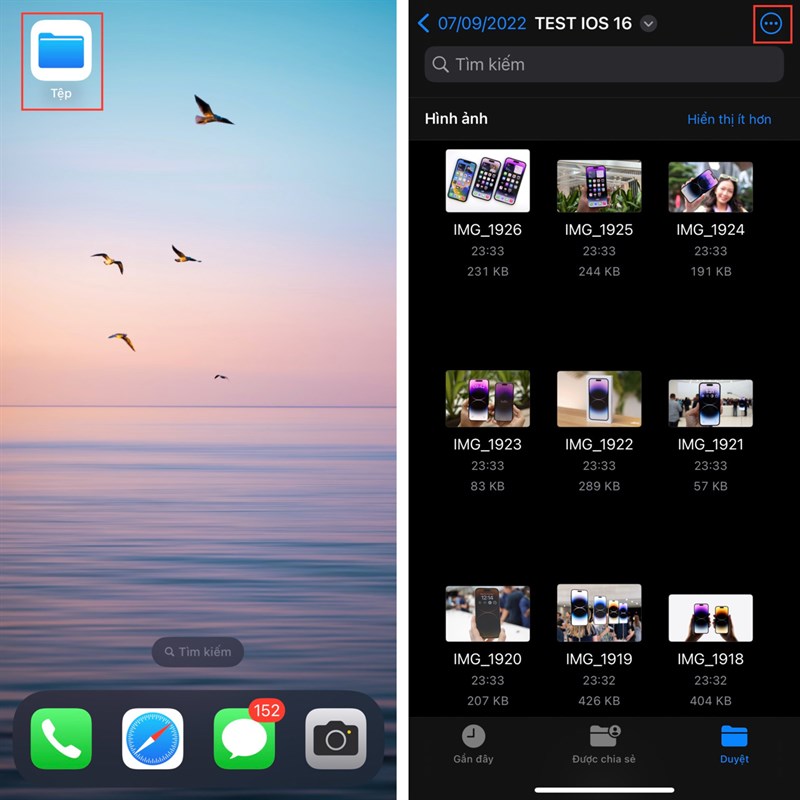 Cách chuyển file ảnh thành PDF trên iOS 16
