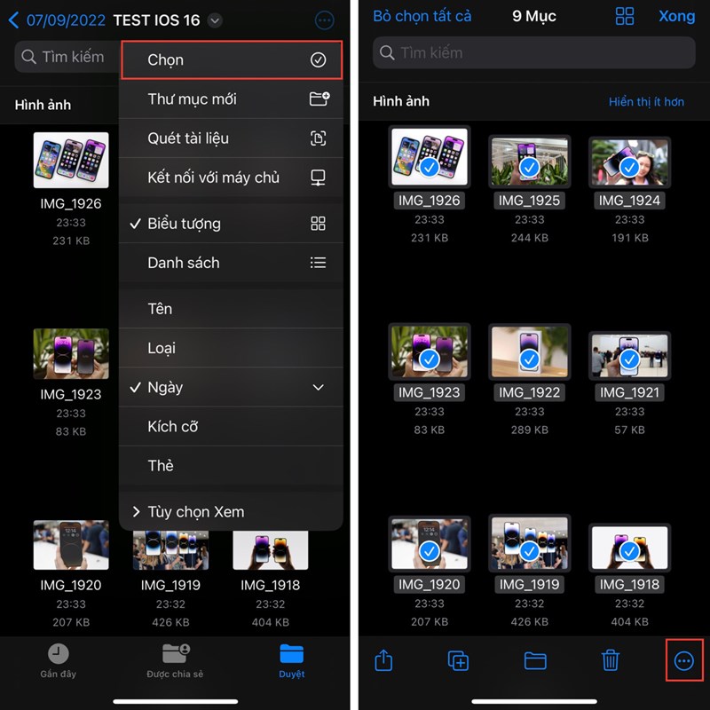 Cách chuyển file ảnh thành PDF trên iOS 16