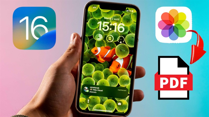 Cách chuyển file ảnh thành PDF trên iOS 16