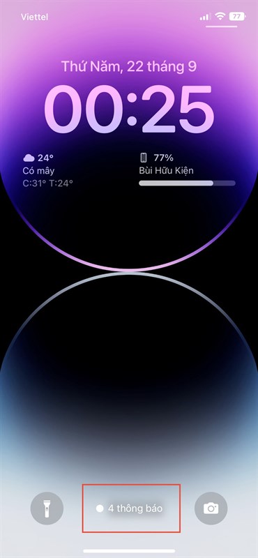 Cách chỉnh thông báo trên iOS 16 để màn hình khoá đẹp, khoa học hơn