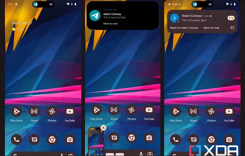 Ảnh ứng dụng dynamicSpot hoạt động trên Android Ảnh ứng dụng dynamicSpot hoạt động trên Android
