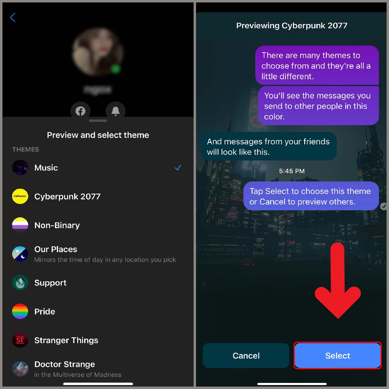 Hướng dẫn cách đổi hình nền Messenger trên điện thoại và máy tính   Fptshopcomvn