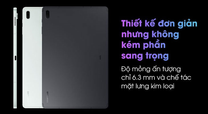 Samsung Tab S7 có thiết kế mỏng nhẹ
